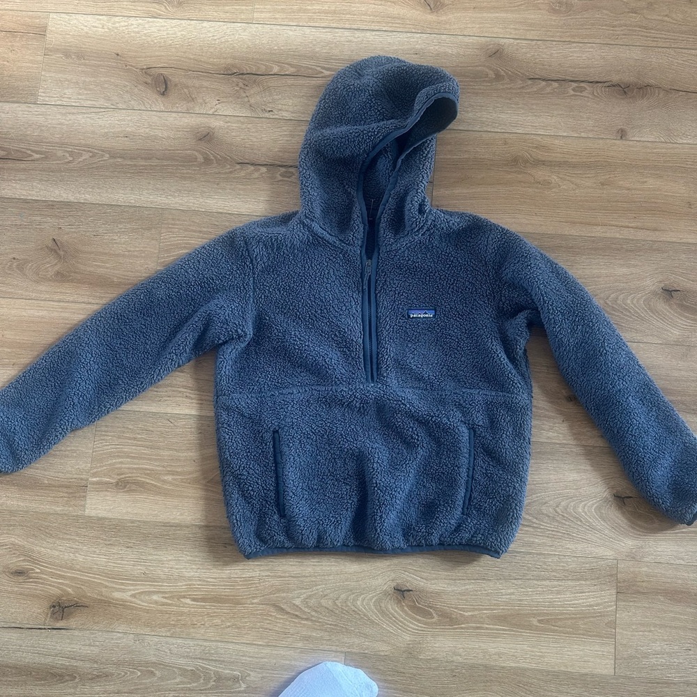 Patagonia Gray Fleece Hoodie